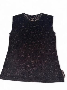 DKNY Black Lace Tank Top